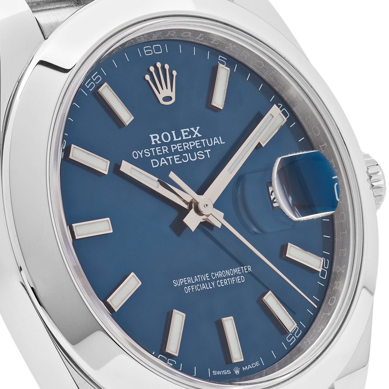 Rolex Datejust 41 126300 Stainless Steel Blue Dial Jubilee