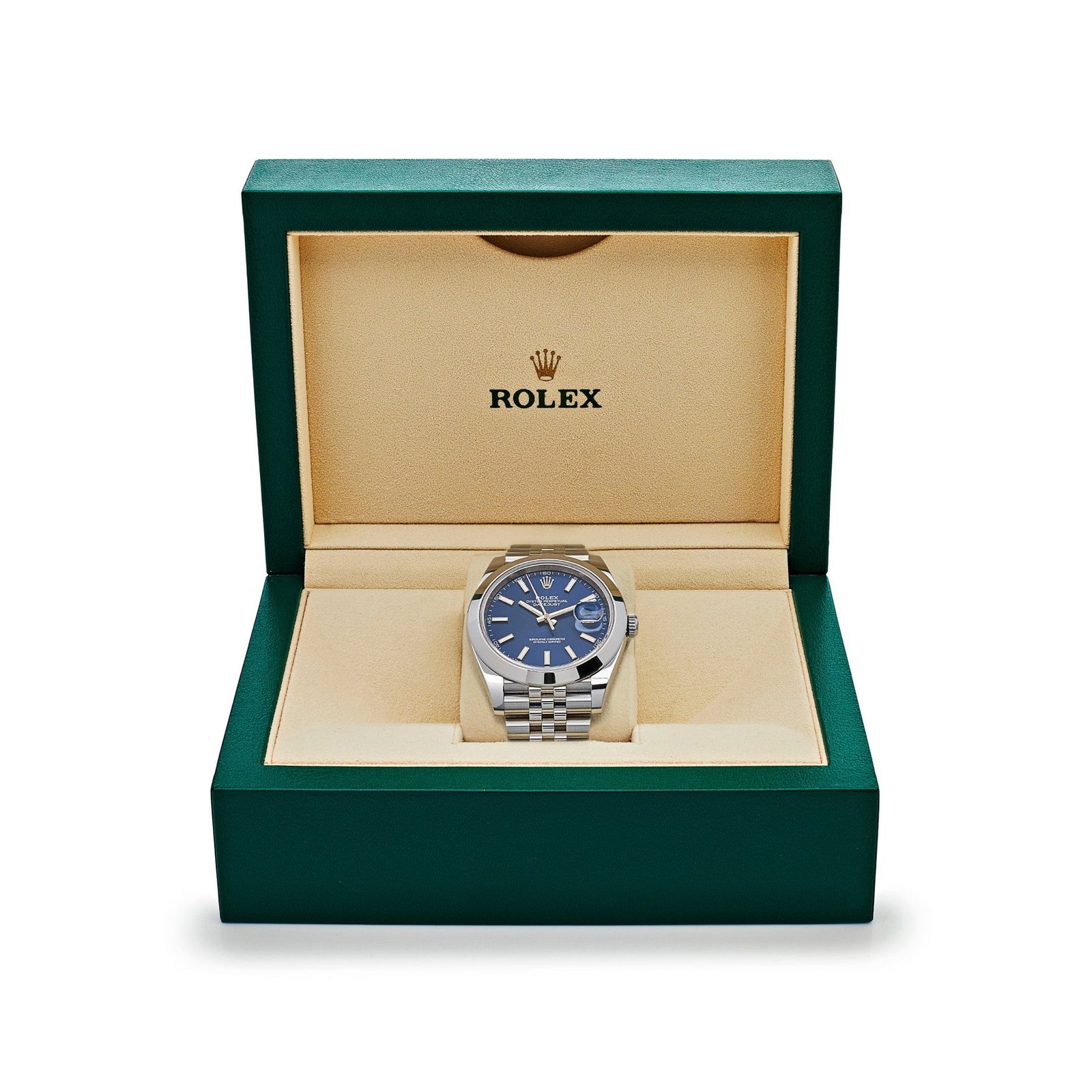 Rolex Datejust 41 126300 Stainless Steel Blue Dial Jubilee