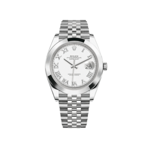 Rolex Datejust 41 126300 Stainless Steel White Roman Dial Jubilee
