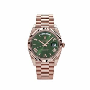 Rolex Day-Date 40 228235 Rose Gold Olive Green Dial (2023)