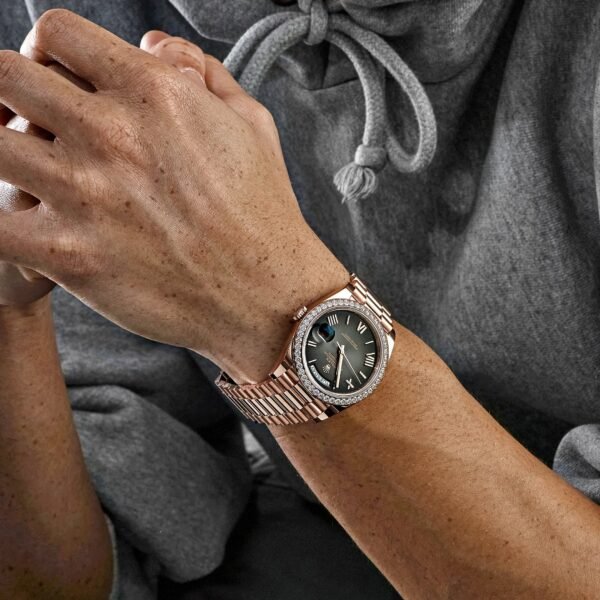 Rolex Day-Date 40 228345RBR Rose Gold Diamond Bezel Slate Ombre Dial