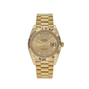 Rolex Day-Date 40 228238 Yellow Gold Champagne Diamond Dial (2024)