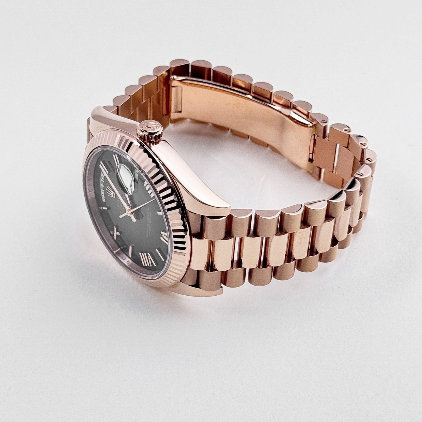 Rolex Day-Date 40 Reference 228235 Rose Gold Slate Ombre Dial (2024)