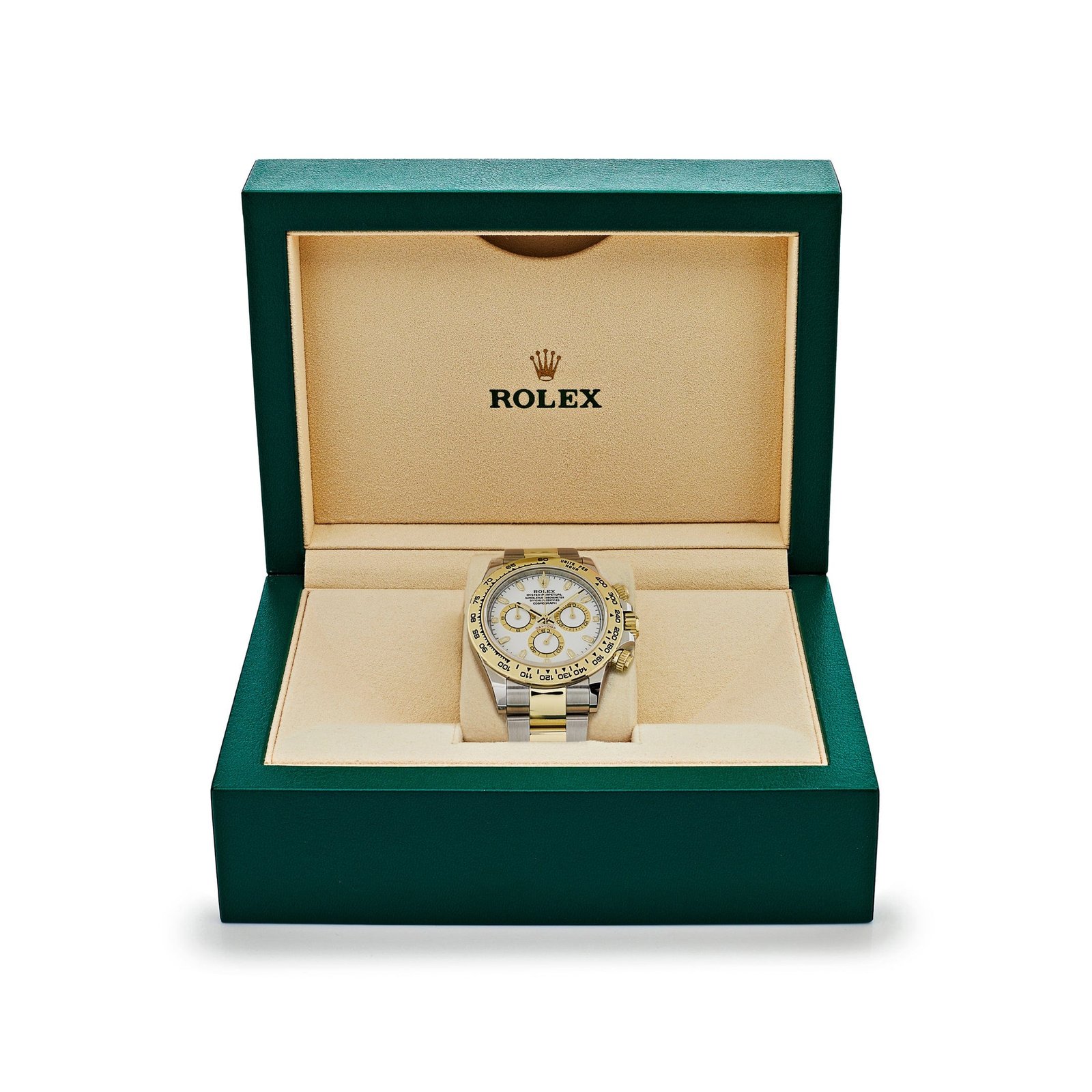 Rolex Daytona 116503 Two-Tone Yellow Gold Stainless Steel White Dial (2020)