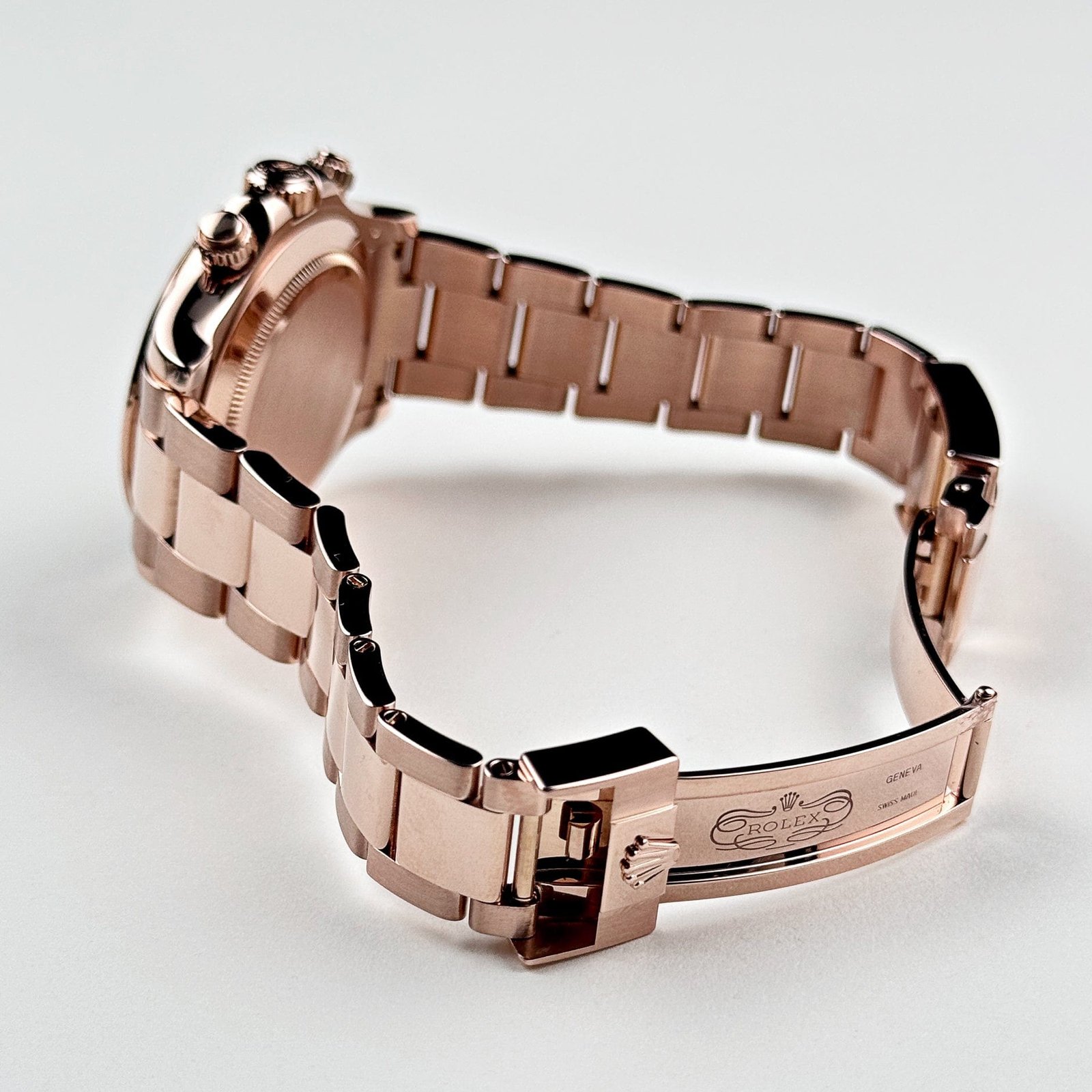 Rolex Daytona 116505 Rose Gold Sundust Diamond Baguette Dial (2015)