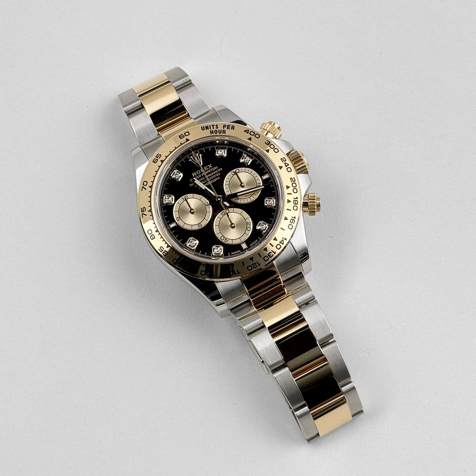Rolex Daytona 126503 Stainless Steel Yellow Gold Black Diamond Dial (2024)