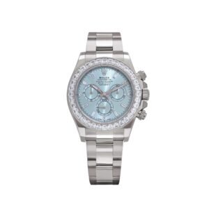 Rolex Daytona 126576TBR Platinum Ice Blue Diamond Dial Diamond Bezel (2025)