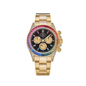 Rolex Daytona 126598RBOW 'Rainbow' Yellow Gold Black Dial Sapphire Bezel (2025)