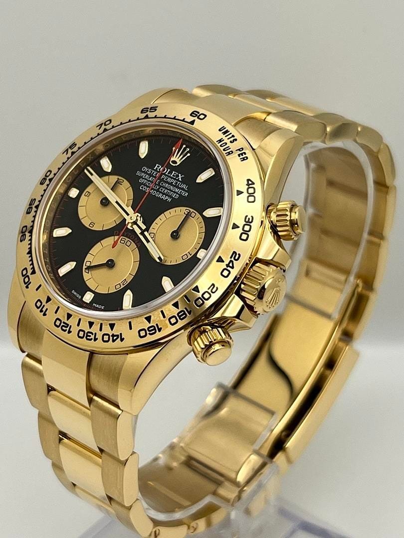 Rolex Daytona 116508 'Paul Newman' Yellow Gold Black Dial