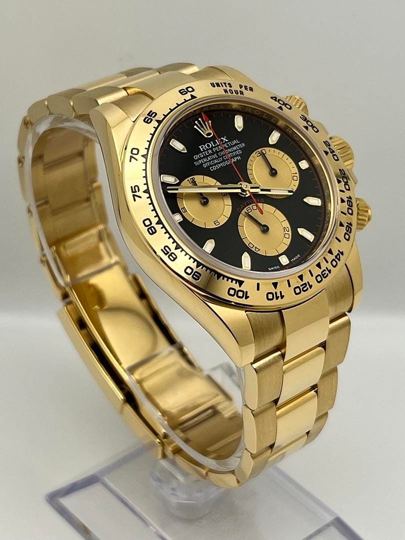 Rolex Daytona 116508 'Paul Newman' Yellow Gold Black Dial
