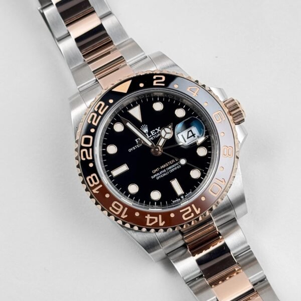 Rolex GMT-Master II 126711CHNR 'Root Beer' Rose Gold Stainless Black Dial (2020)
