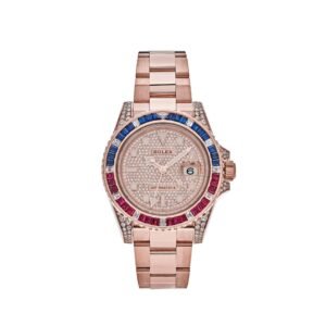 Rolex GMT-Master II 126755SARU Rose Gold Sapphire and Ruby