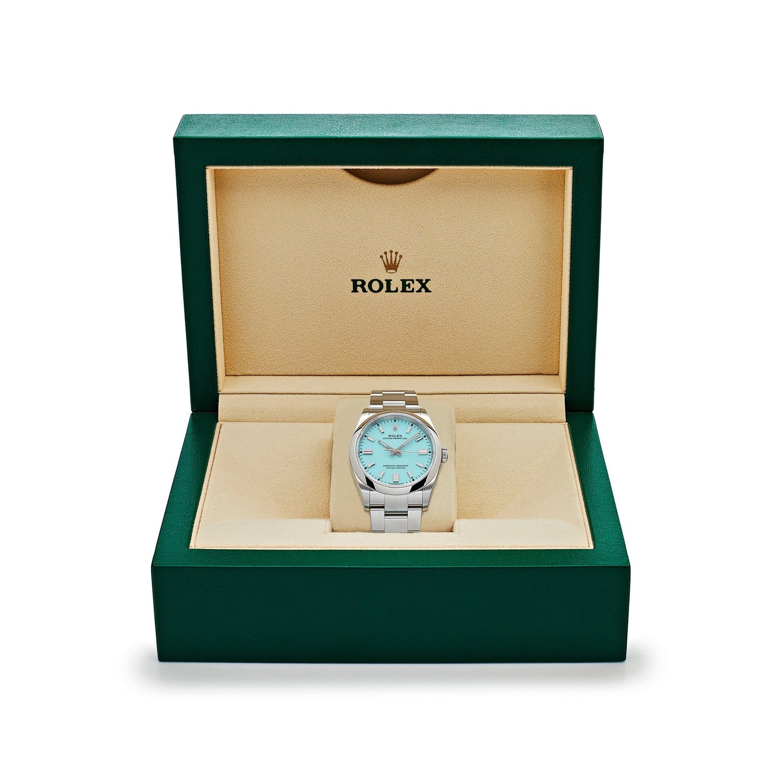 Rolex Oyster Perpetual 36 126000 Stainless Steel Baby Blue Dial (2024)