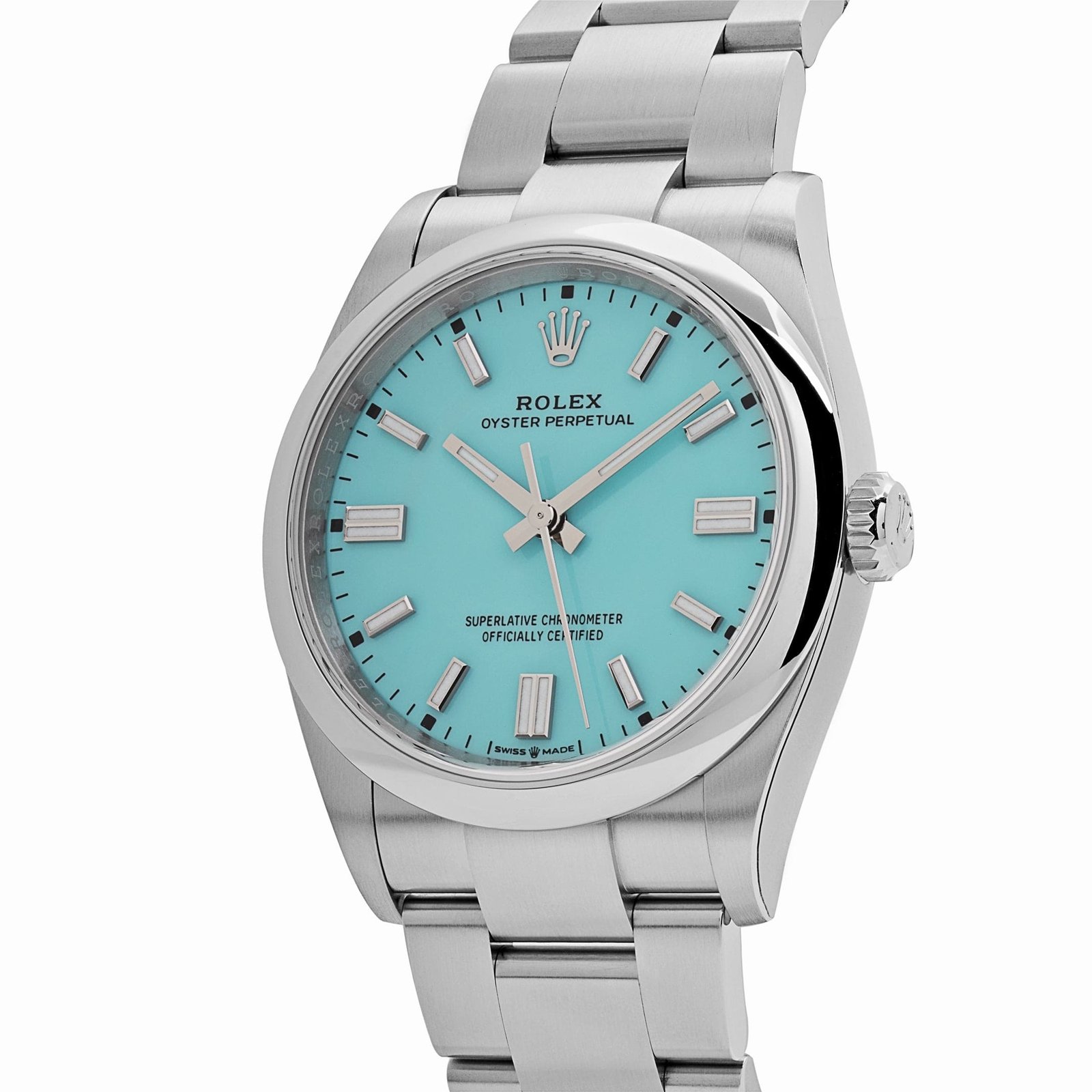 Rolex Oyster Perpetual 36 126000 Stainless Steel Baby Blue Dial (2024)