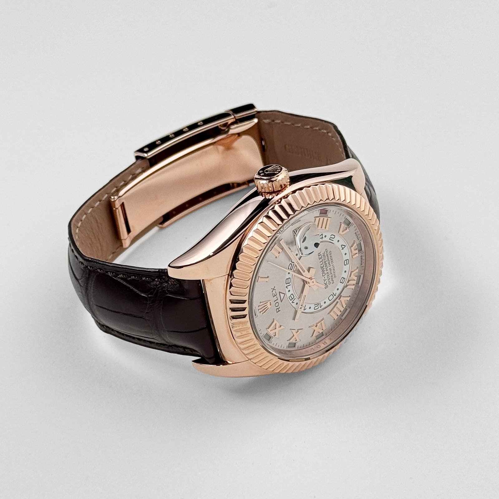 Rolex Sky-Dweller 326135 Rose Gold Sundust Dial (2016)