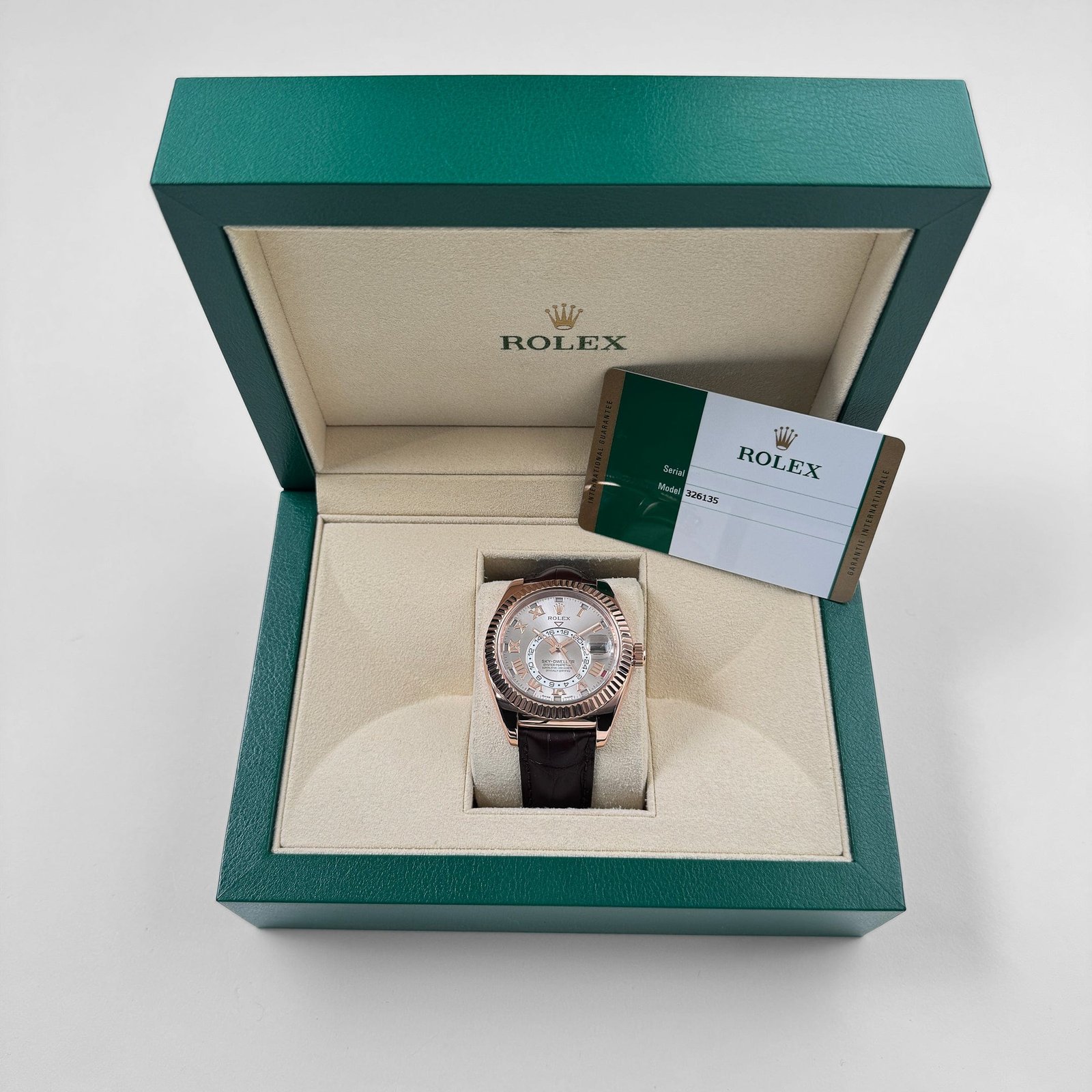 Rolex Sky-Dweller 326135 Rose Gold Sundust Dial (2016)