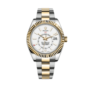Rolex Sky-Dweller 326933 Stainless Steel Yellow Gold White Dial (2022)