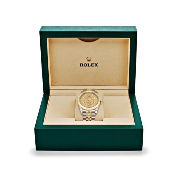Rolex Sky-Dweller 336933 Stainless Steel Yellow Gold Jubilee Champagne Dial (2024)