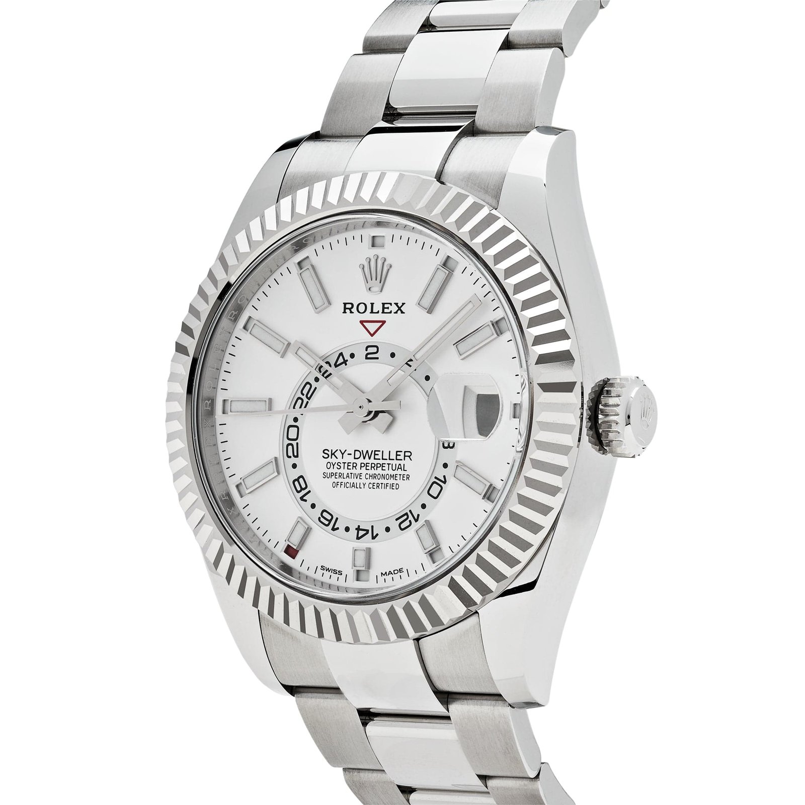 Rolex Sky-Dweller 326934 Stainless Steel White Dial Oyster