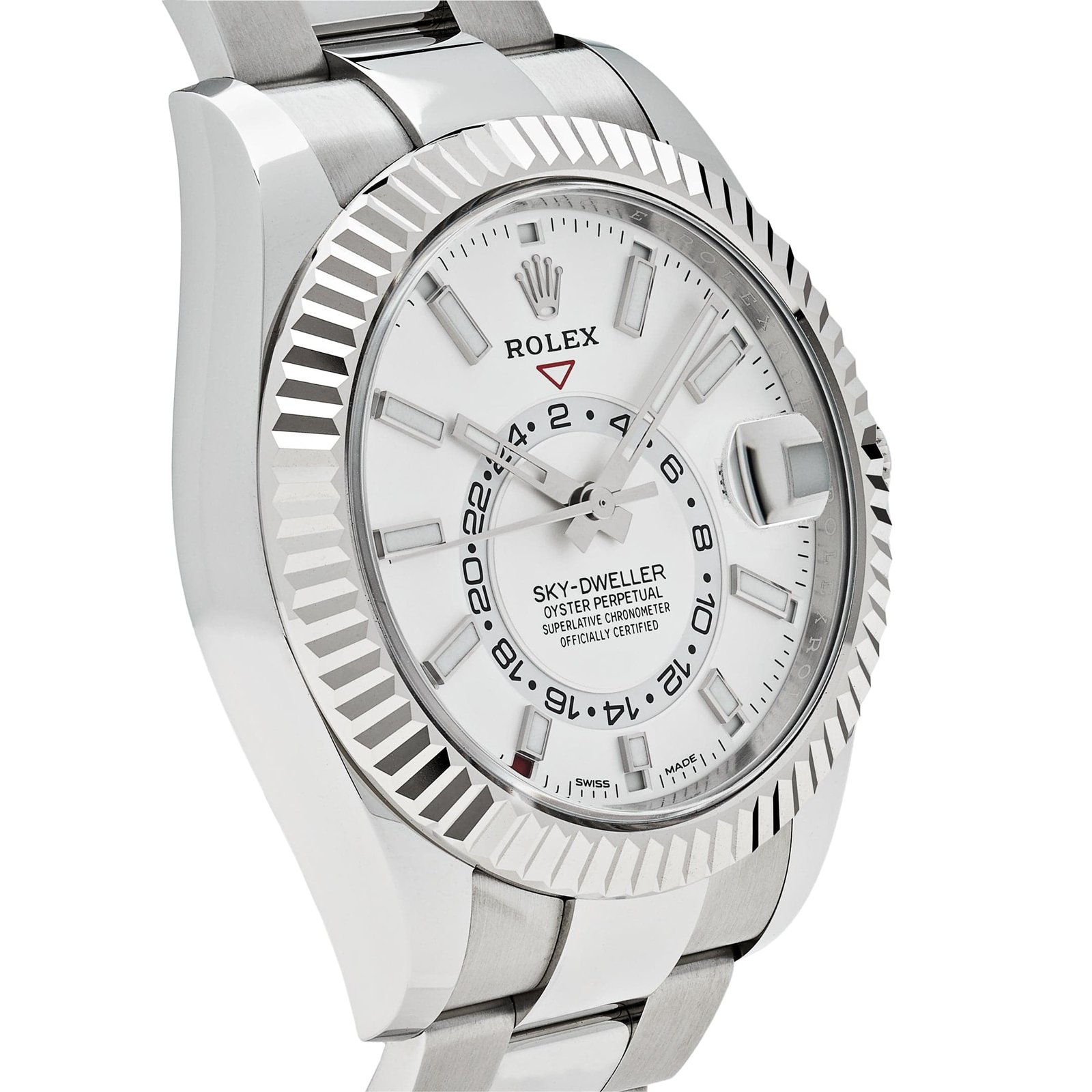 Rolex Sky-Dweller 326934 Stainless Steel White Dial Oyster