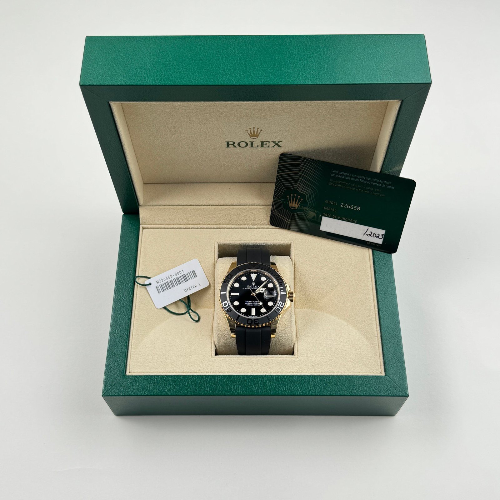 Rolex Yacht-Master 42 226658 Yellow Gold Oysterflex (2023)