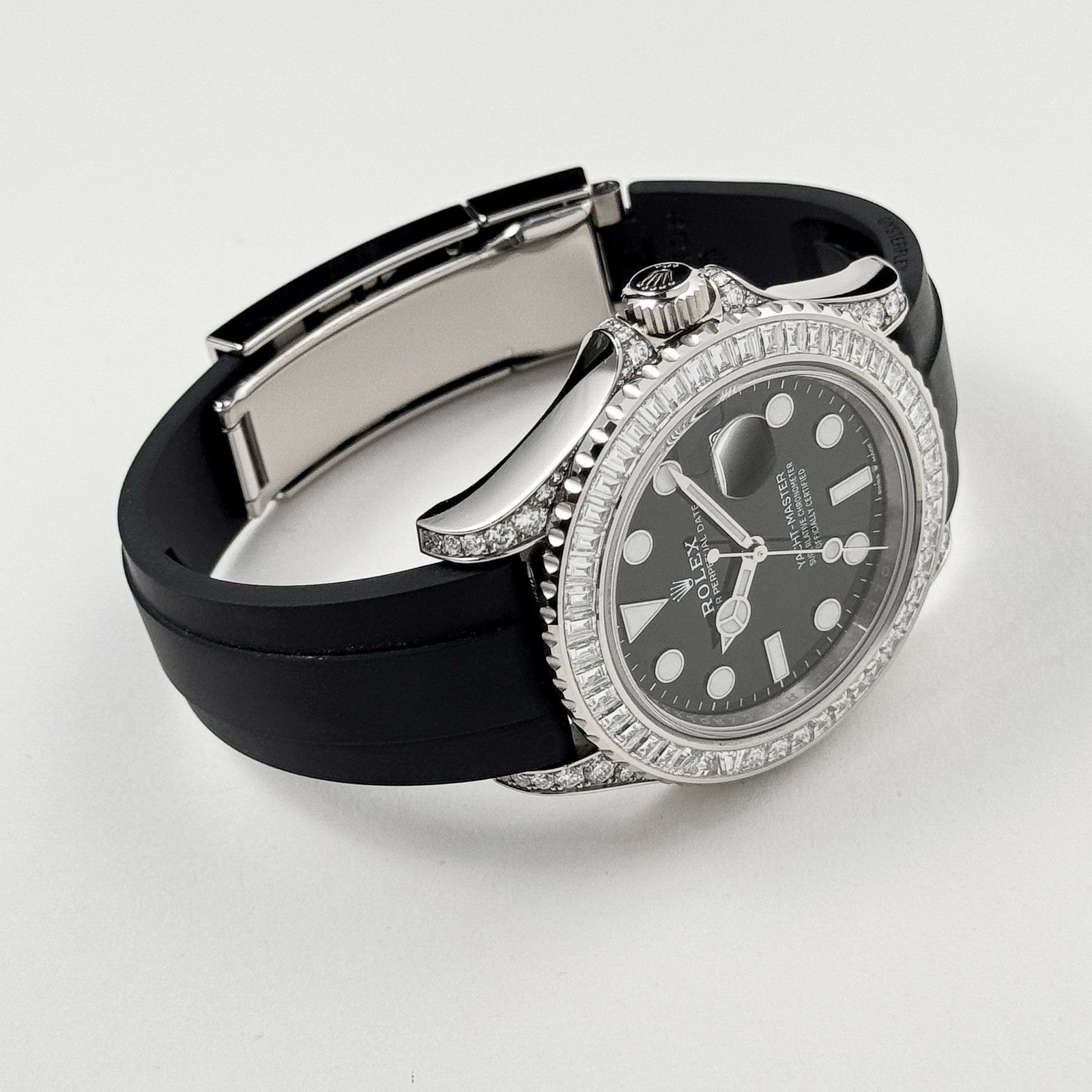Rolex Yacht-Master 42 226679TBR White Gold Black Dial Diamond Bezel (2023)