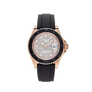 Rolex Yacht-Master 40 126655 Rose Gold Pave Diamond Dial (2023)