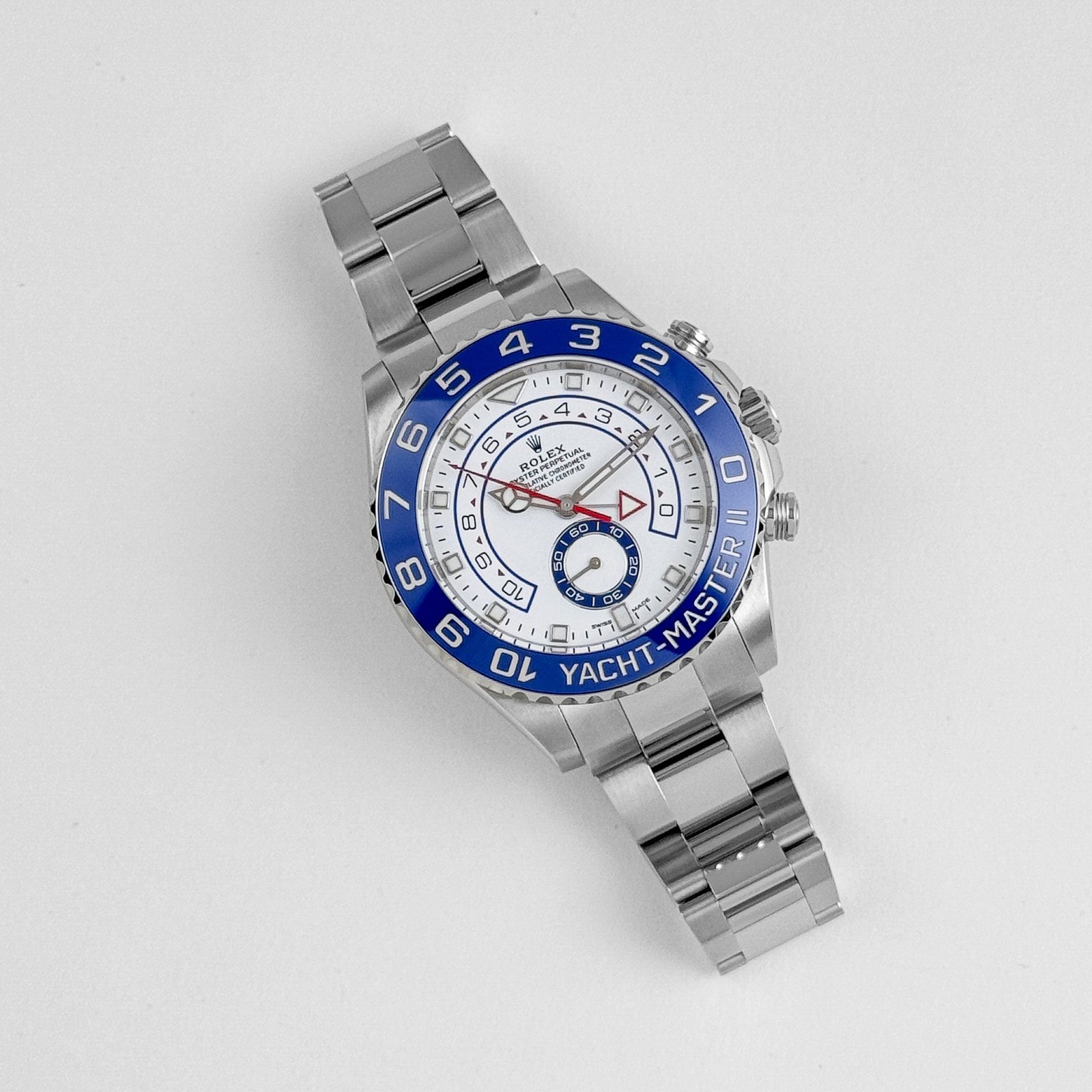 Rolex Yacht-Master II 116680 Stainless Steel White Dial (2021)