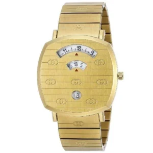 Gucci YA157409 Grip Quartz Men's Watch New + Box & Paper's