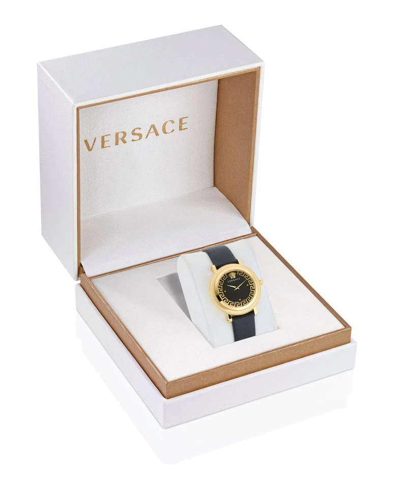 Versace Womens Gold 35mm Strap Fashion Watch