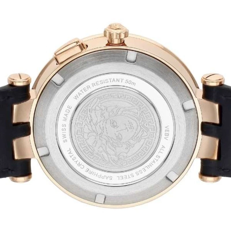 Versace V-Race VEBV00722 Brown Dial Quartz Men's Watch New + Box & Paper's