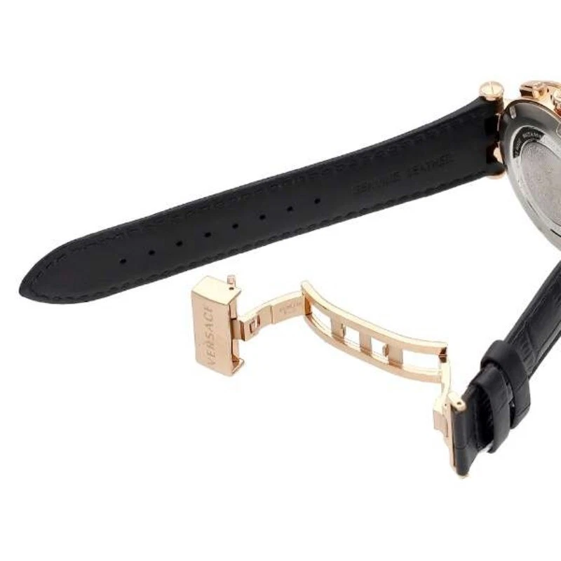 Versace V-Race VEBV00722 Brown Dial Quartz Men's Watch New + Box & Paper's