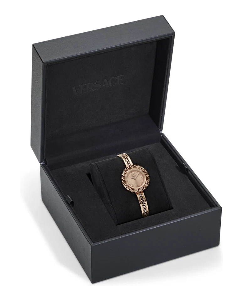 Versace Womens Rosegold 28mm Bracelet Fashion Watch