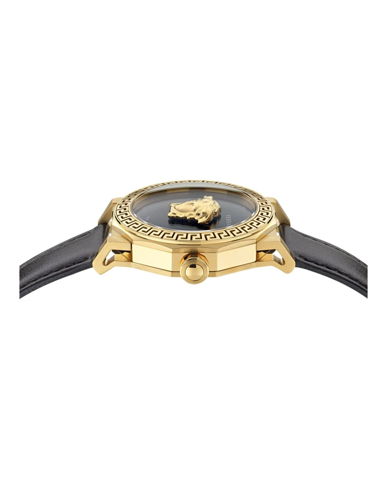 Versace Womens Gold 38mm Strap Fashion Watch