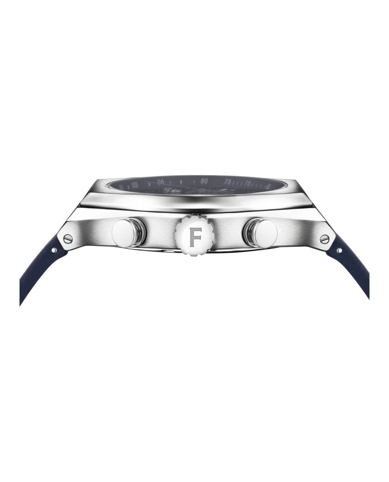 Ferragamo Mens Stainless Steel 42mm Strap Fashion Watch
