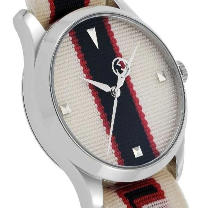 Gucci G-Timeless YA1264071A Multi Colored Men's Watch New + Box & Paper's
