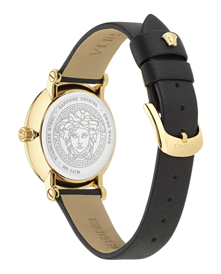 Versace Womens Gold 35mm Strap Fashion Watch