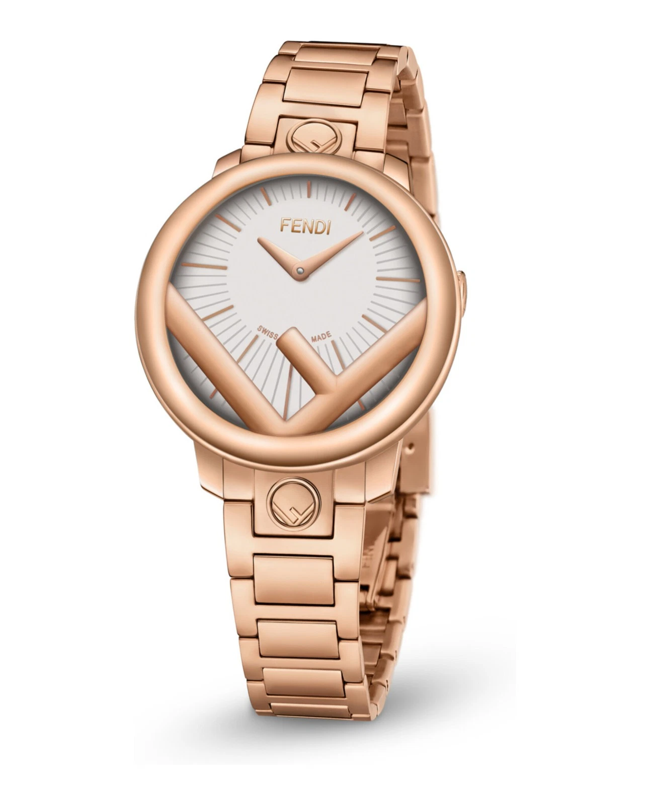 Fendi Womens Rosegold 28mm Bracelet Fashion Watch