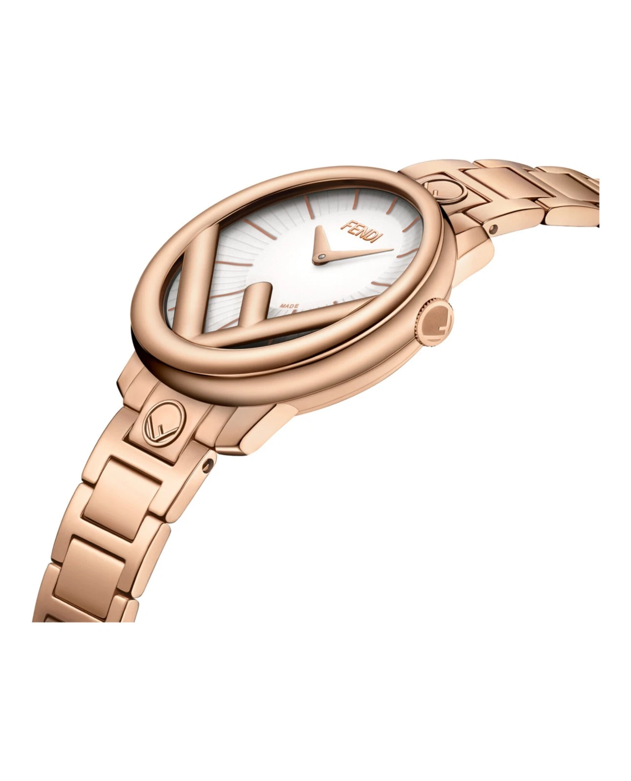Fendi Womens Rosegold 28mm Bracelet Fashion Watch