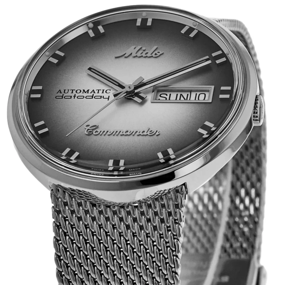 Mido Commander Shade Silver Dial Men's Watch M8429.4.27.11