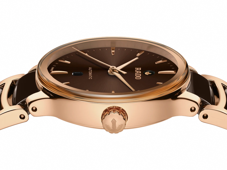 New Rado Centrix Automatic Stainless Steel Brown Dial Women's Watch R30019302