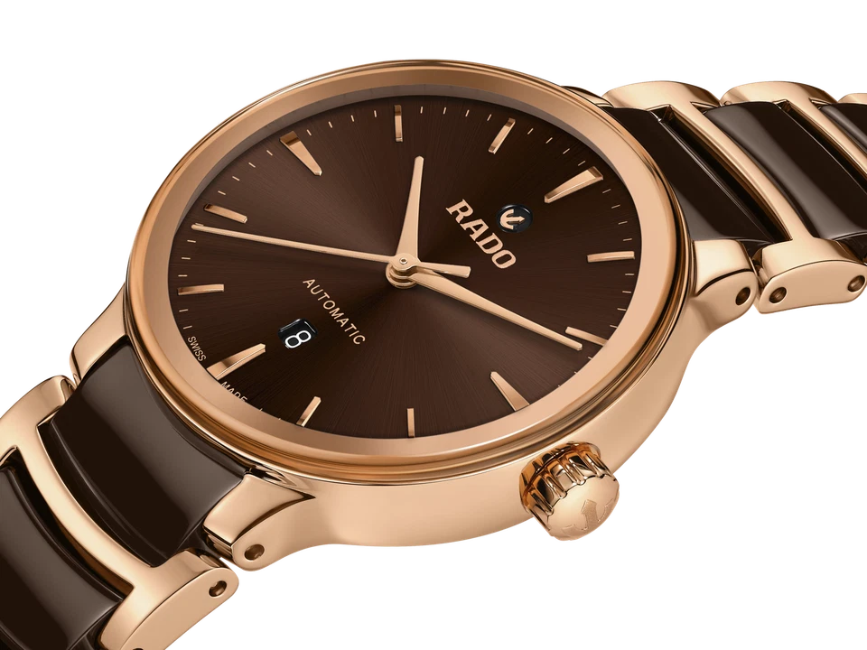 New Rado Centrix Automatic Stainless Steel Brown Dial Women's Watch R30019302